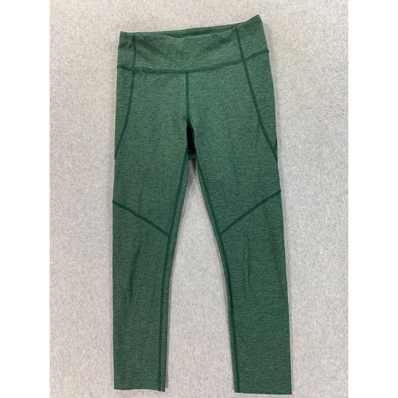 Outdoor Voices Compression Running Training Leggings (Women's Small)‎ Green - Picture 1 of 11